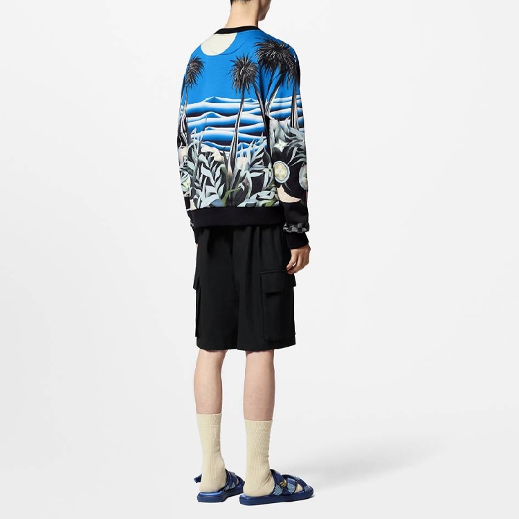 Louis Vuitton SS24 Blue Crewneck Sweater — фото 4