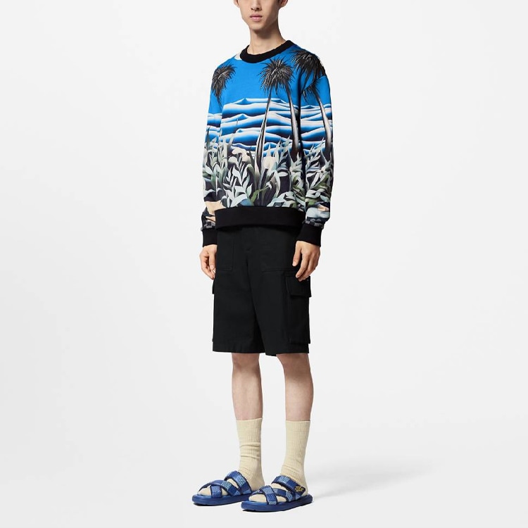 Louis Vuitton SS24 Blue Crewneck Sweater — фото 3
