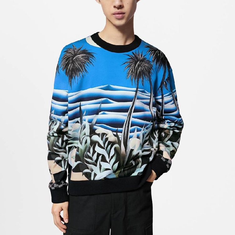 Louis Vuitton SS24 Blue Crewneck Sweater — фото 1