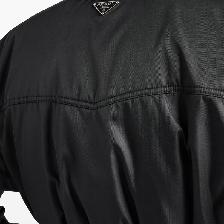 Prada SS24 Single-Breasted Flight Jacket Black — фото 6