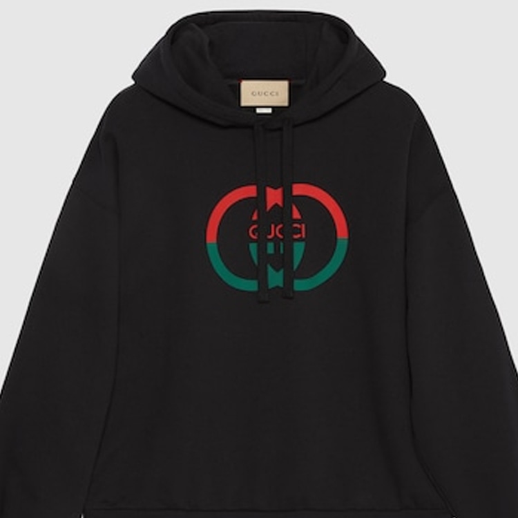 Gucci SS24 Logo Hoodie Black — фото 9