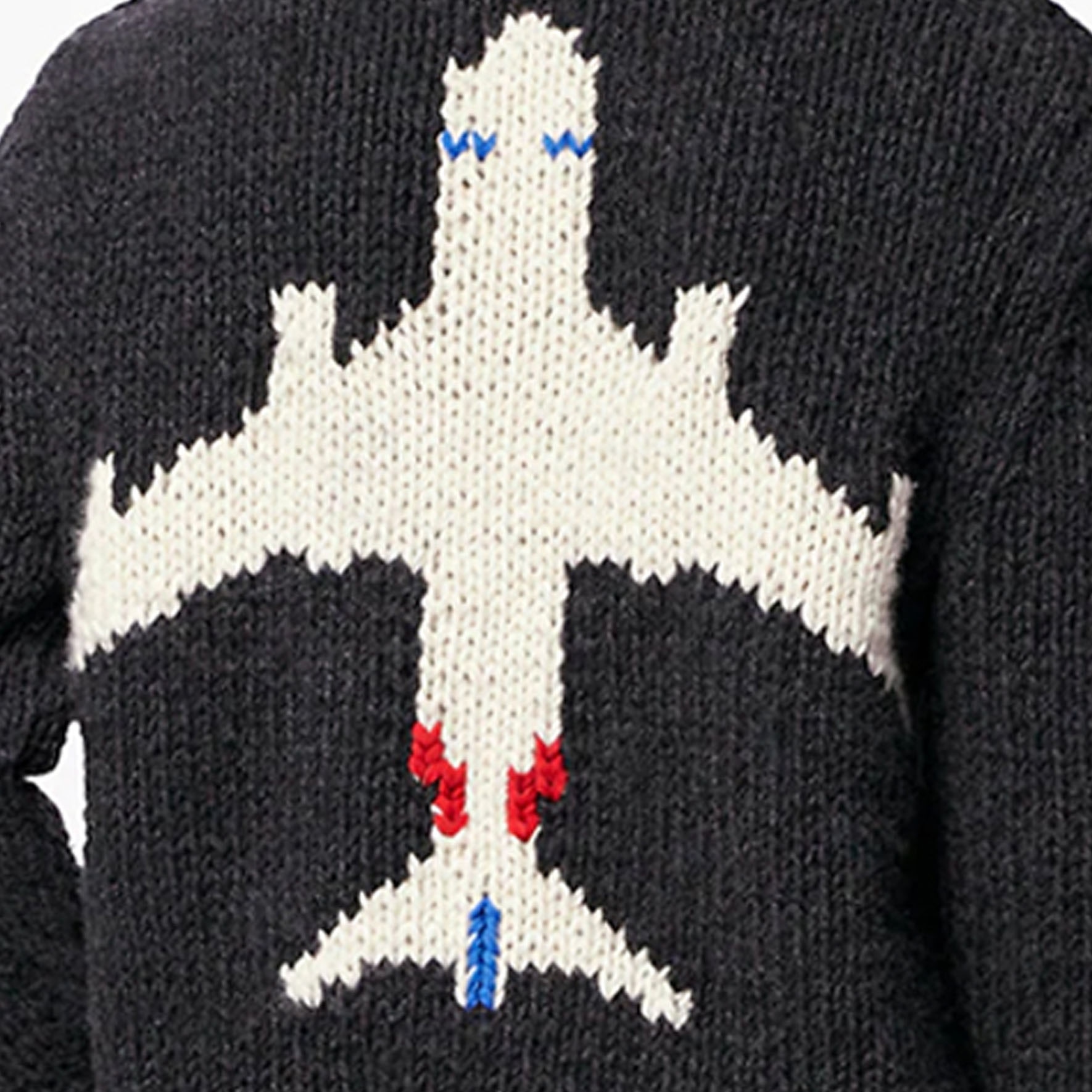 Louis Vuitton FW21 Classic Airplane Crewneck Sweater Grey — фото 5