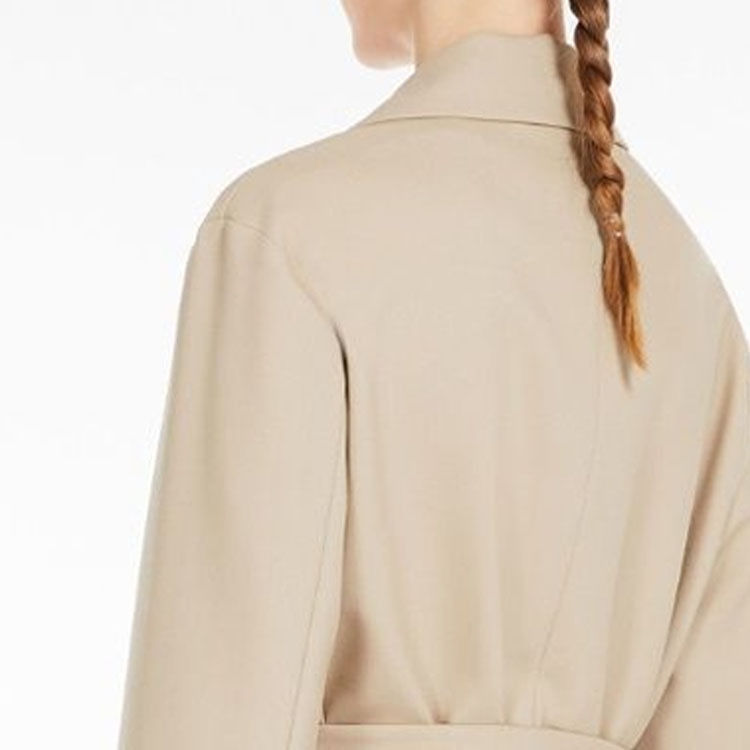 MaxMara WEEKEND MaxMara Lace-Up Jacket Khaki — фото 5