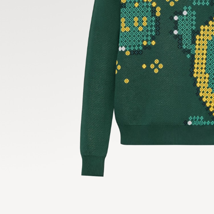 Louis Vuitton SS24 Crewneck Sweater Green — фото 5