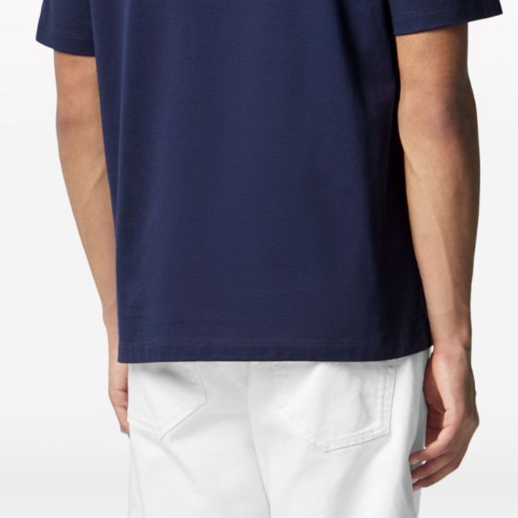Versace SS24 Logo Print T-Shirt Navy — фото 4
