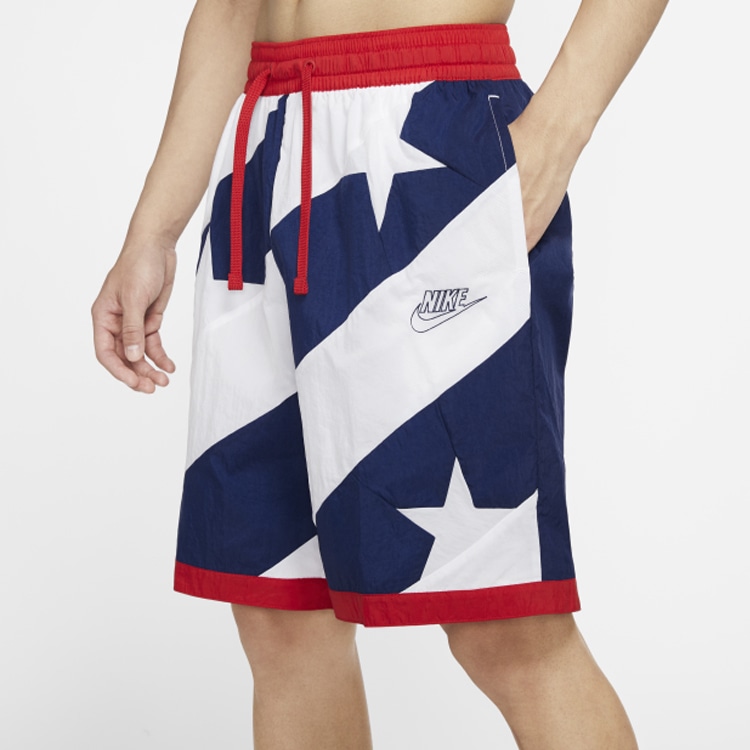 Nike USA Flag Quick-Dry Shorts Blue White — фото 4