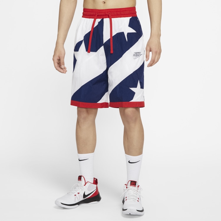 Nike USA Flag Quick-Dry Shorts Blue White — фото 2
