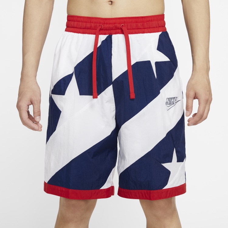 Nike USA Flag Quick-Dry Shorts Blue White — фото 3