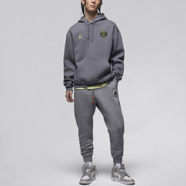 Jordan x PSG Hoodie Light Graphite — фото 2
