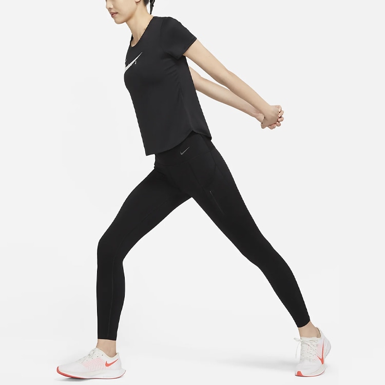 Nike Go High-Waisted Pocket Leggings Black — фото 3