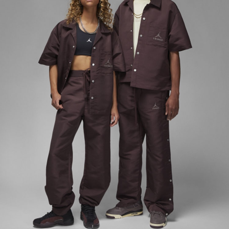 Jordan x A Ma Maniére SS23 Brown Track Pants — фото 4