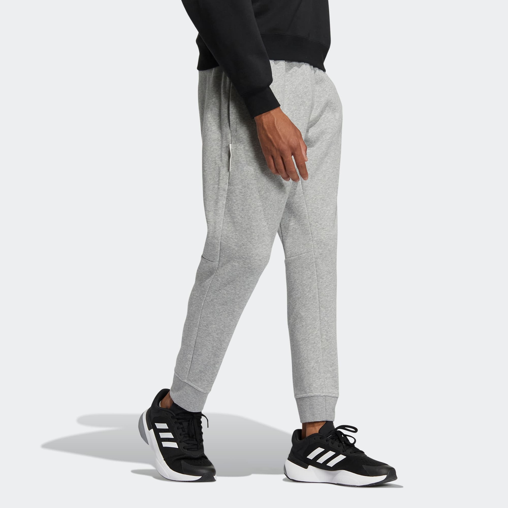 Adidas Label Pants Light Grey — фото 4