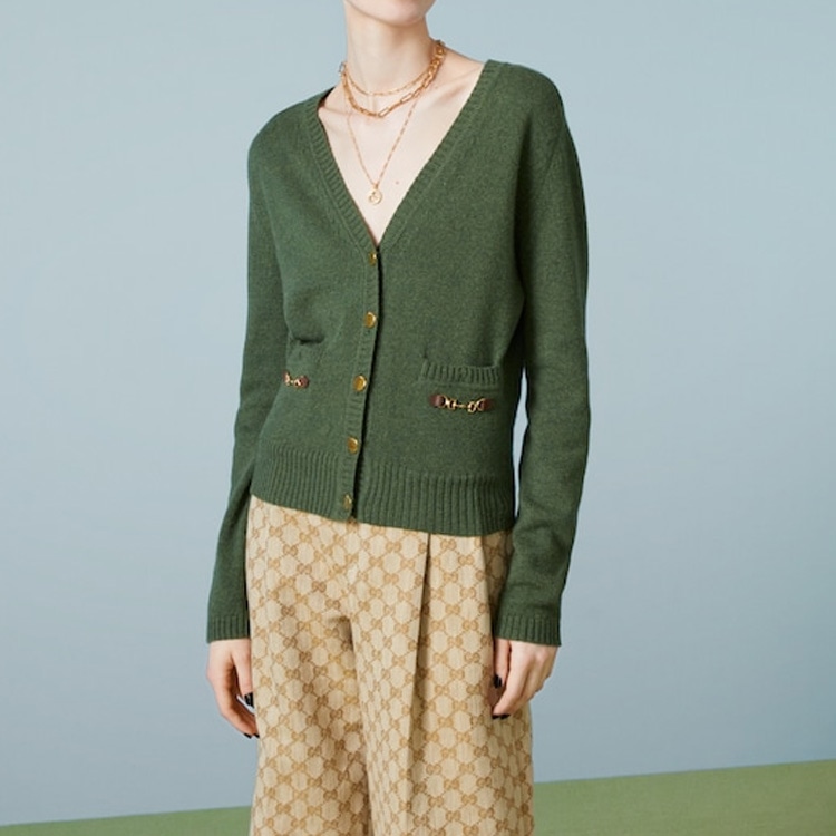 Gucci V-Neck Cashmere Sweater — фото 6
