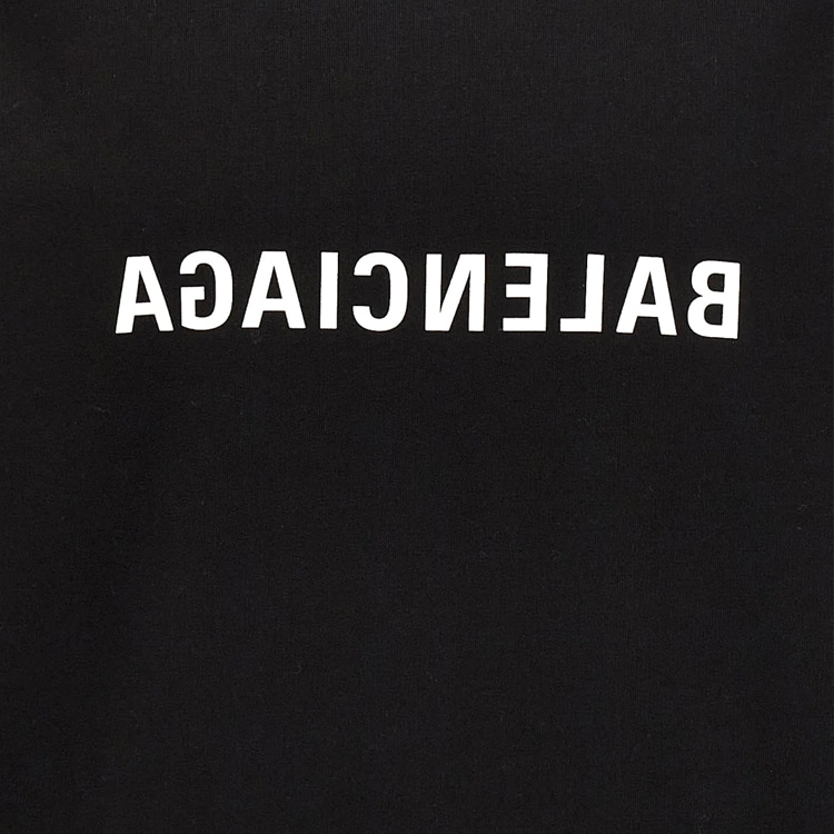 Balenciaga Logo Sweatshirt Black — фото 5