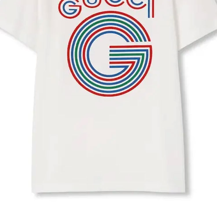 Gucci FW24 Logo T-Shirt White — фото 3