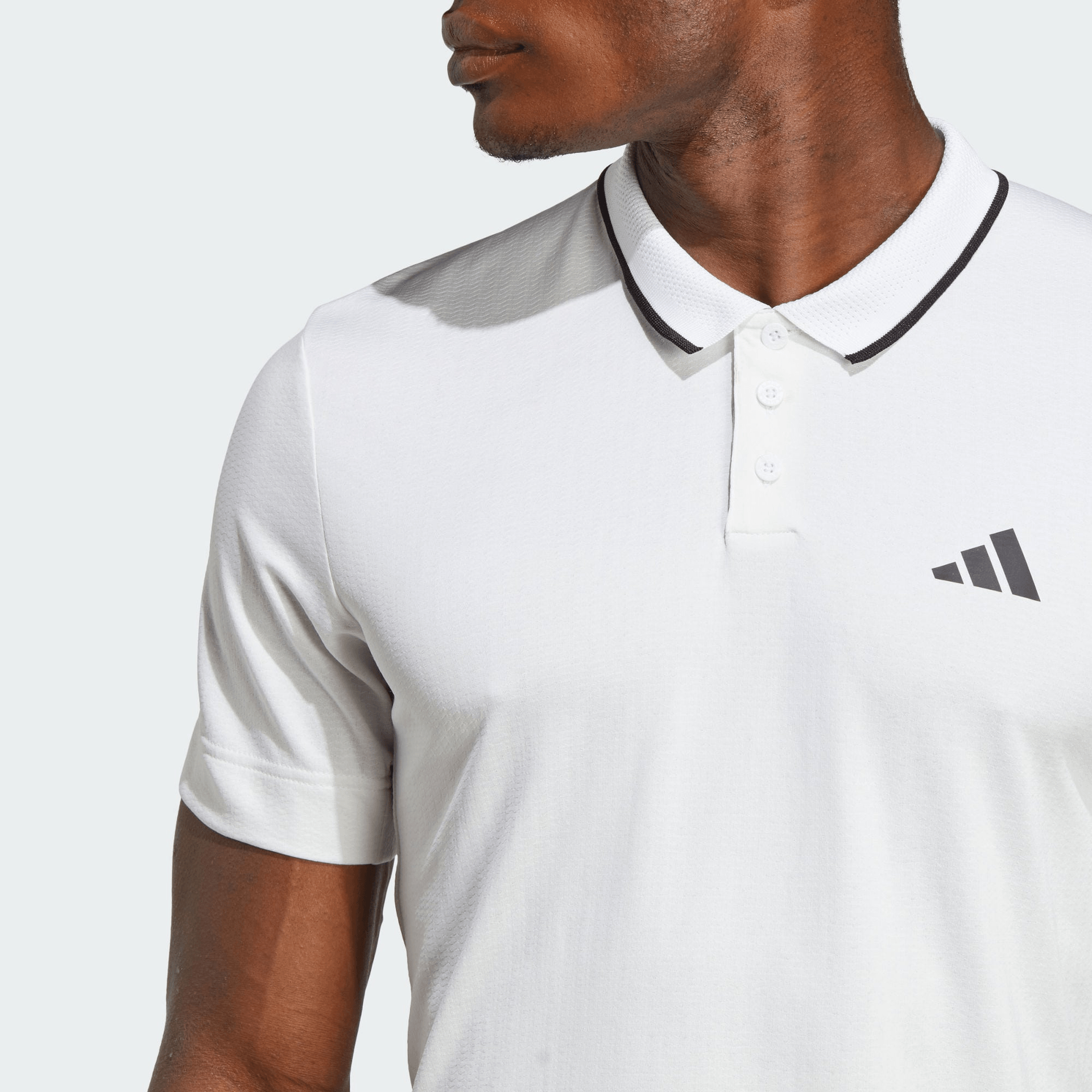 Adidas Tennis Freelift Polo Shirt White — фото 4