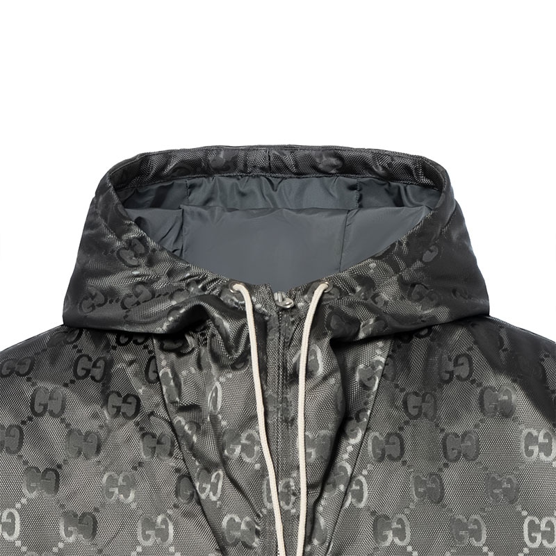 Gucci Off The Grid Zip Hoodie Grey — фото 9