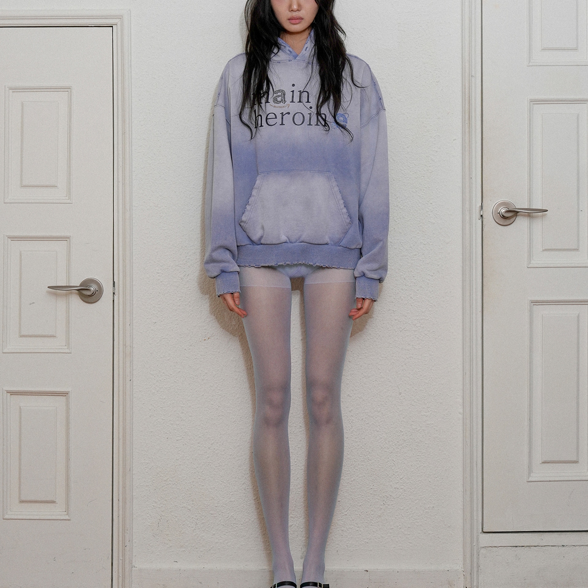 Grailz SS26 VINTAGE PARODY HOODIE BLUE — фото 2