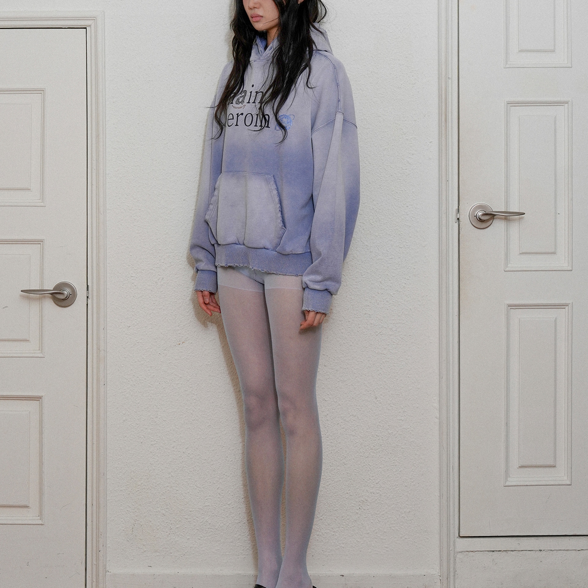 Grailz SS26 VINTAGE PARODY HOODIE BLUE — фото 6