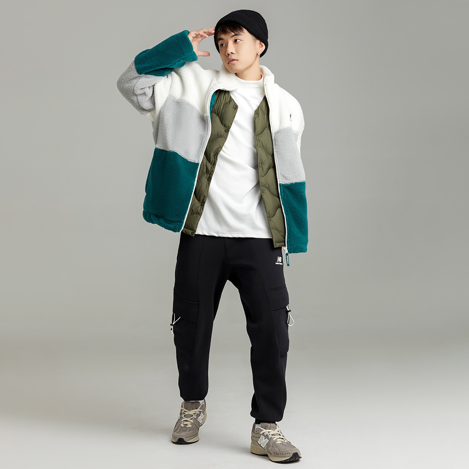 New Balance Colorblock Zip Jacket — фото 3