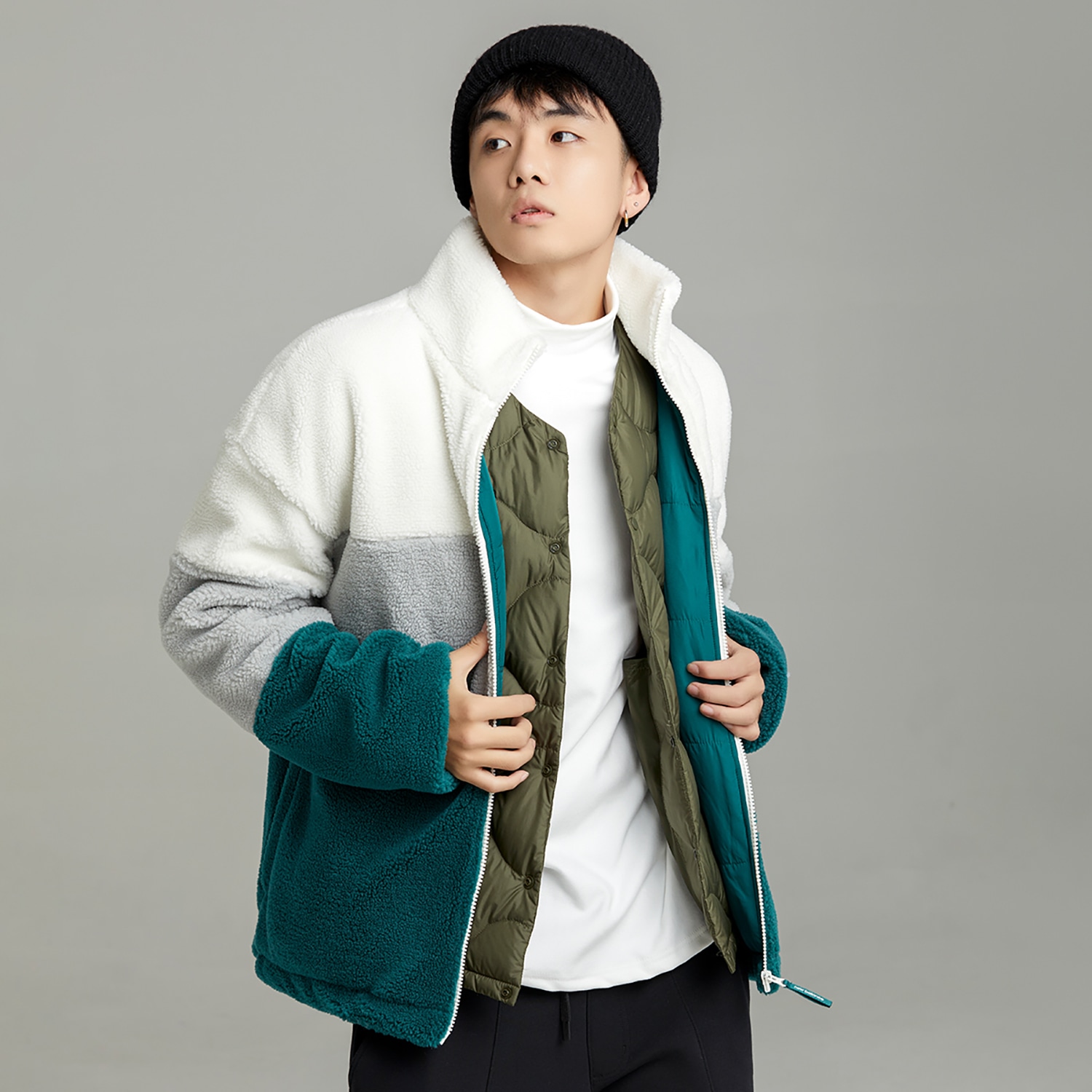 New Balance Colorblock Zip Jacket — фото 6