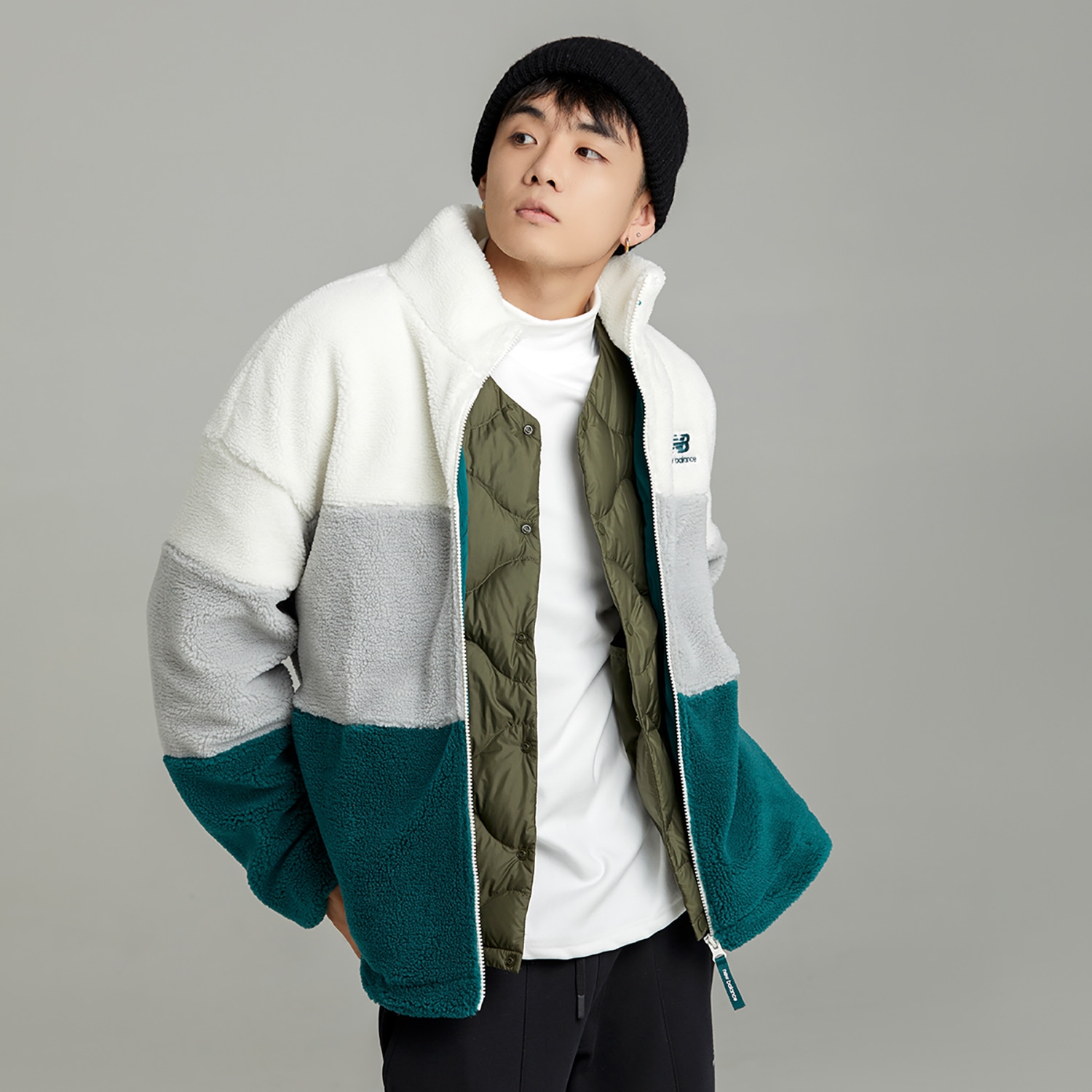 New Balance Colorblock Zip Jacket — фото 4