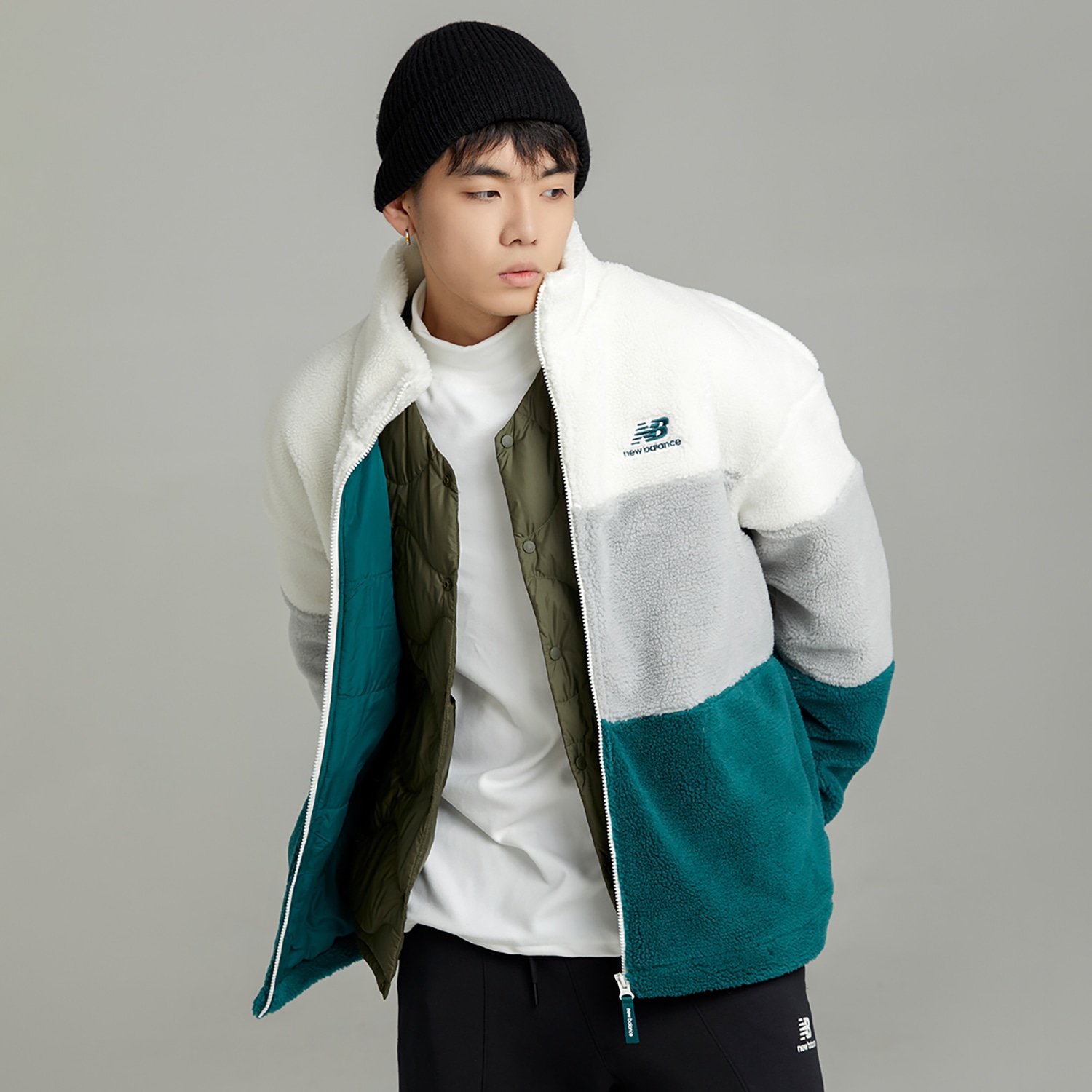 New Balance Colorblock Zip Jacket — фото 5