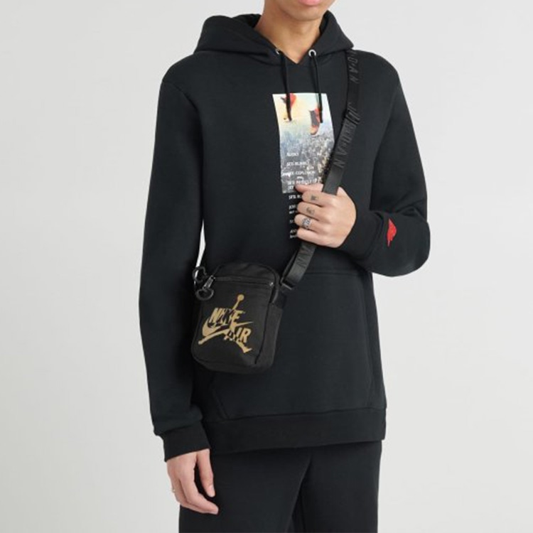 Jordan Mini Crossbody Bag Black Gold — фото 3