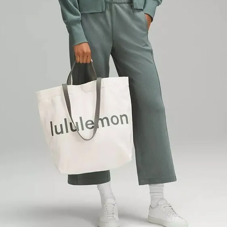 Lululemon Canvas Tote Ivory/Sage — фото 2
