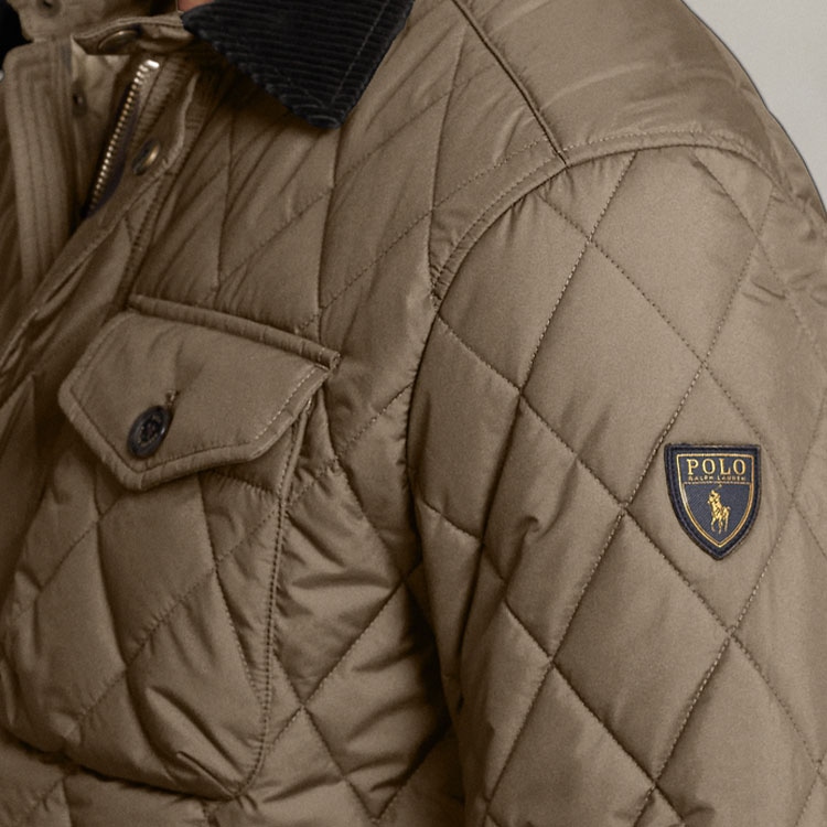 Polo Ralph Lauren Quilted Jacket Brown — фото 5