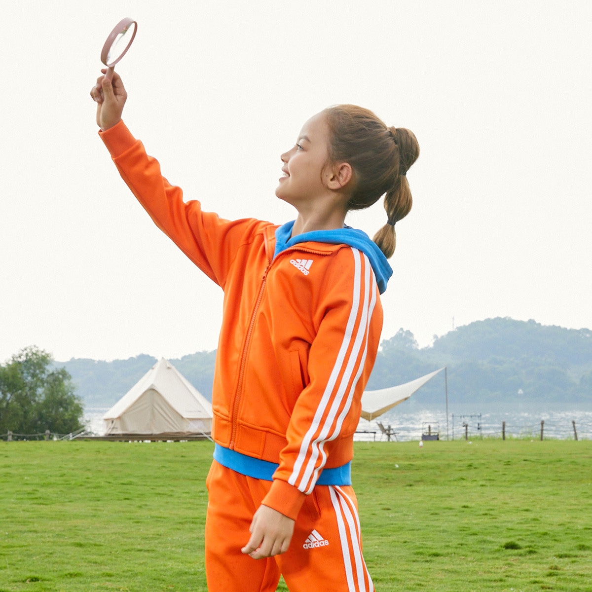 Adidas TAEKWONDO Jacket Kids Orange/White — фото 3