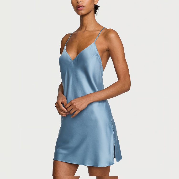 Victoria'S Secret Satin Open-Back SlipFD — фото 1