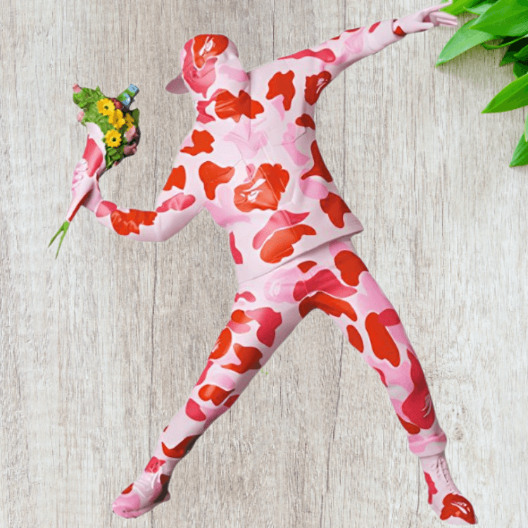班克西/Banksy Banksy BAPE Flower Bomber — фото 1