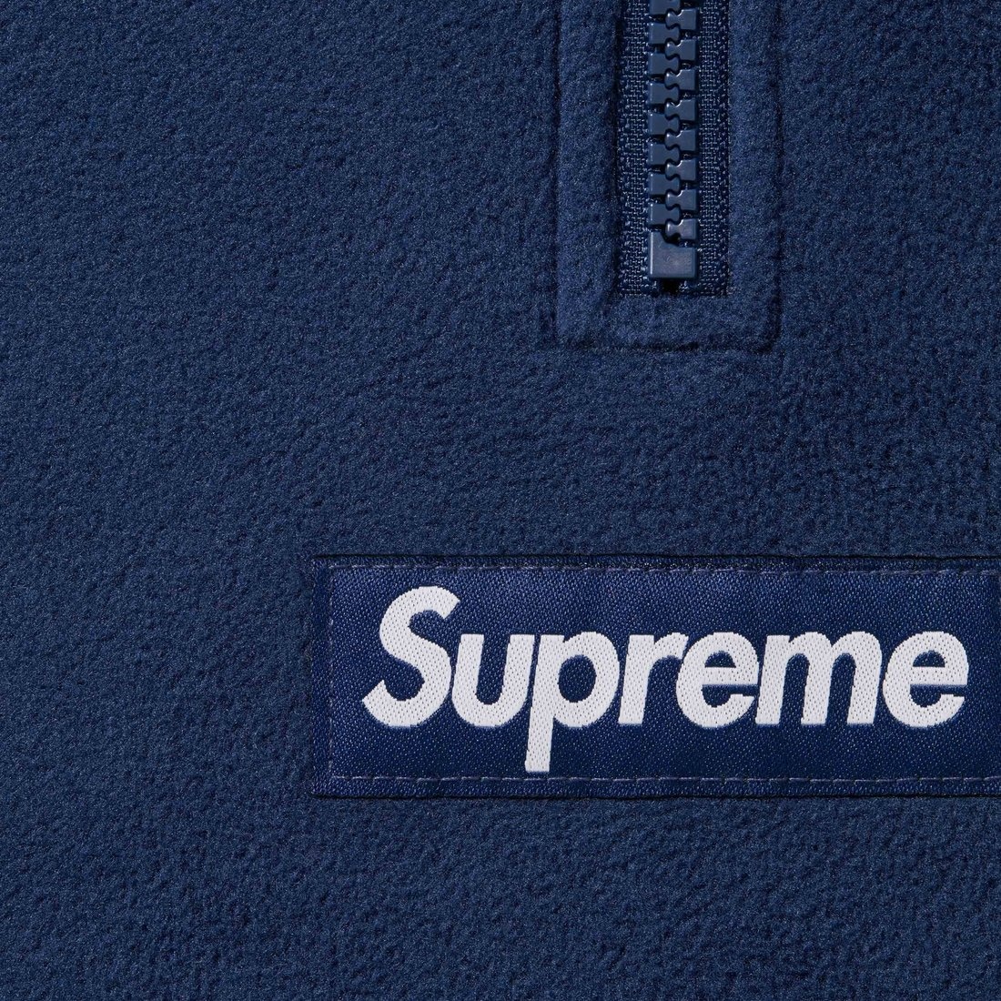Supreme x Polartec FW24 Facemask Half Zip Hooded Sweatshirt — фото 11