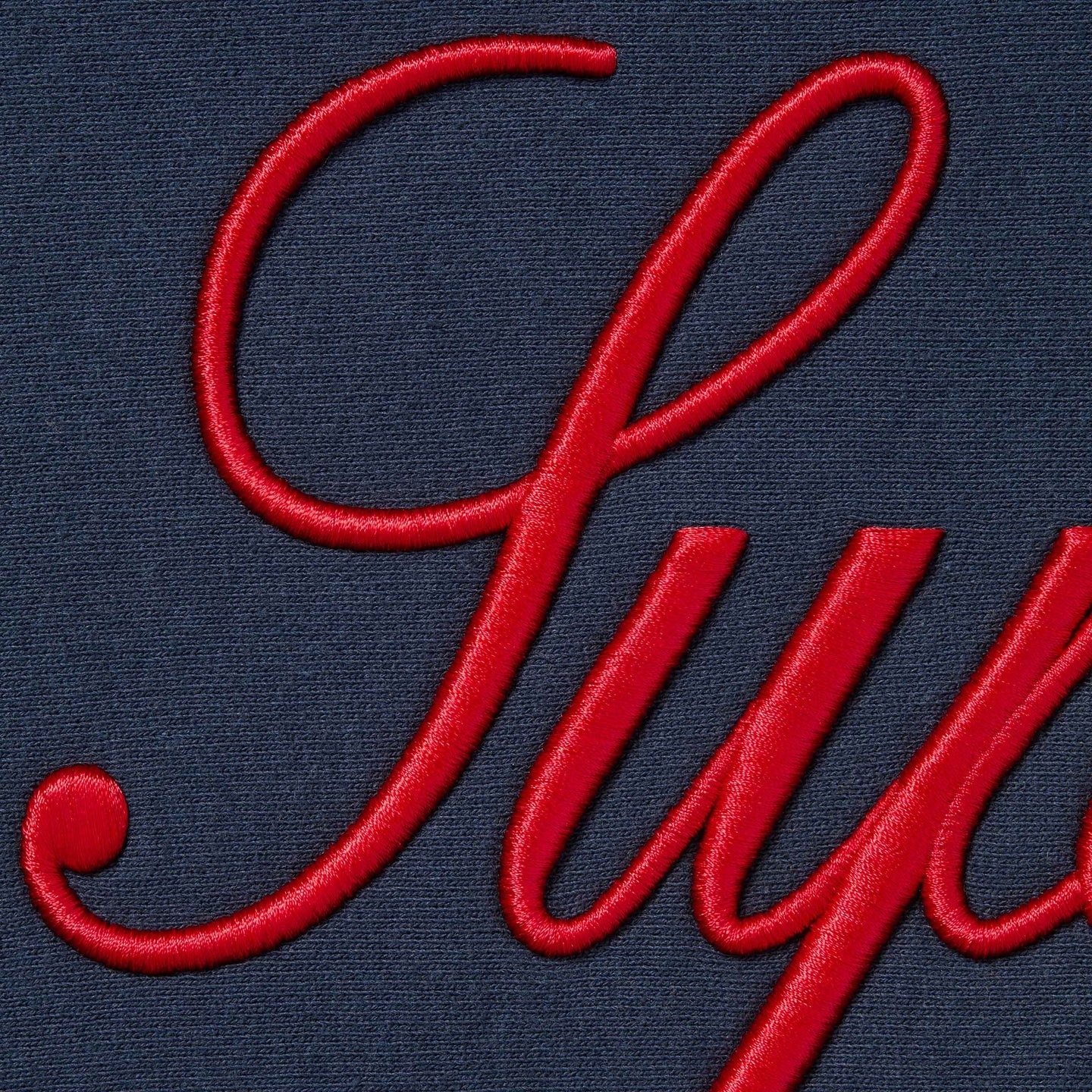 Supreme FW24 Embroidered Script Hooded Sweatshirt — фото 7