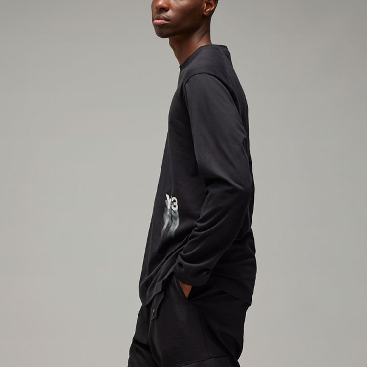 Y-3 GFX LS Tee Black — фото 3
