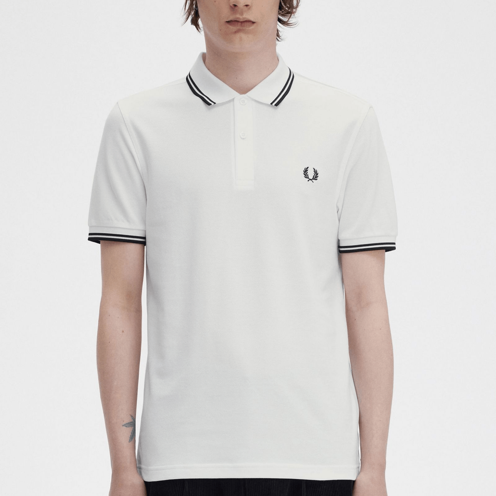 Fred Perry Polo Shirt White — фото 2