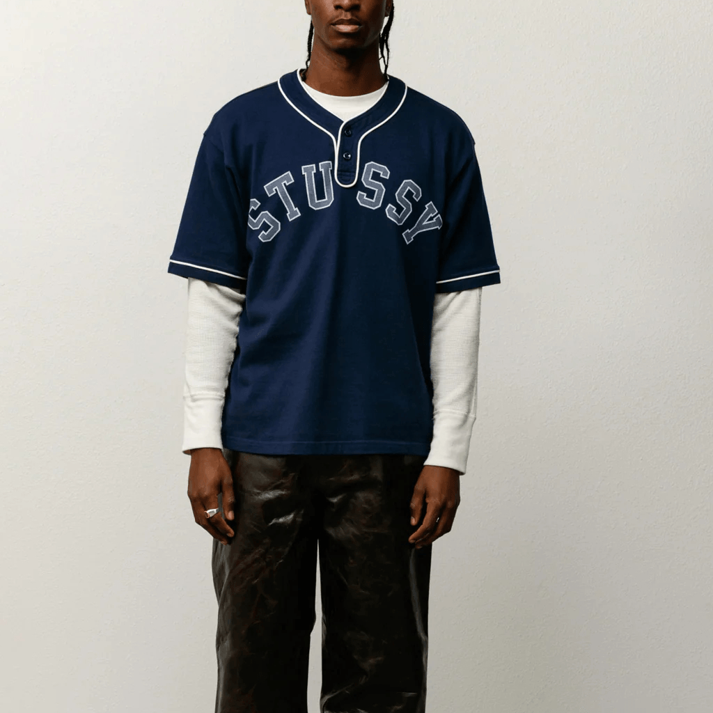 Stussy SS26 ARCH BASEBALL JERSEY — фото 6