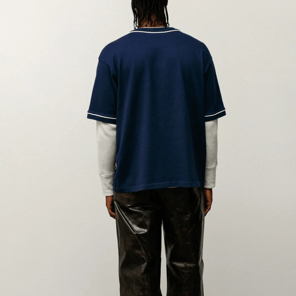 Stussy SS26 ARCH BASEBALL JERSEY — фото 7
