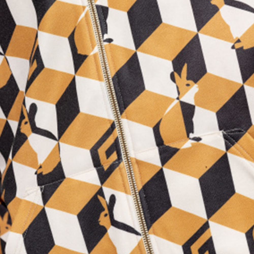 Gucci SS23 Diamond Print Jacket Yellow — фото 10
