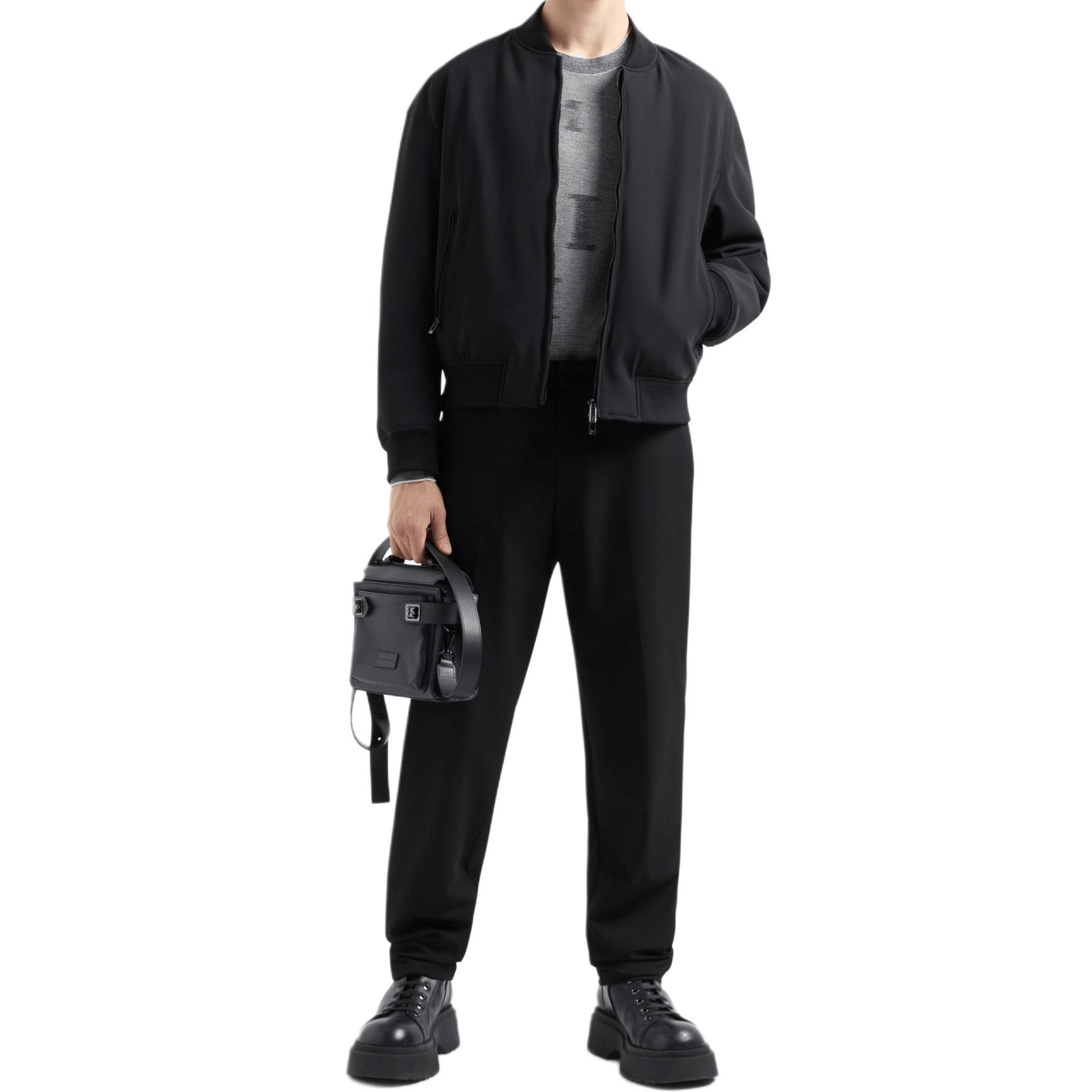 Emporio Armani Bomber Jacket Black — фото 2