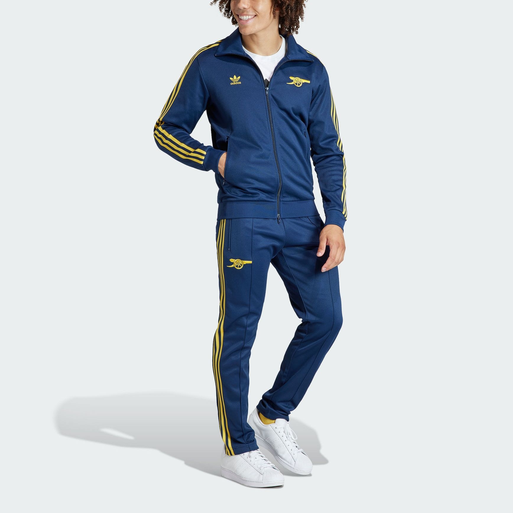 adidas originals adidas Arsenal Beckenbauer Track Pants — фото 3