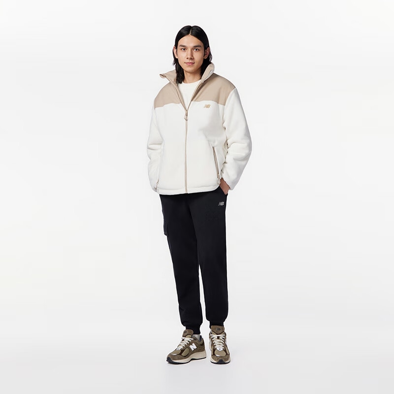 New Balance Reversible Zip-Up Jacket Khaki — фото 5