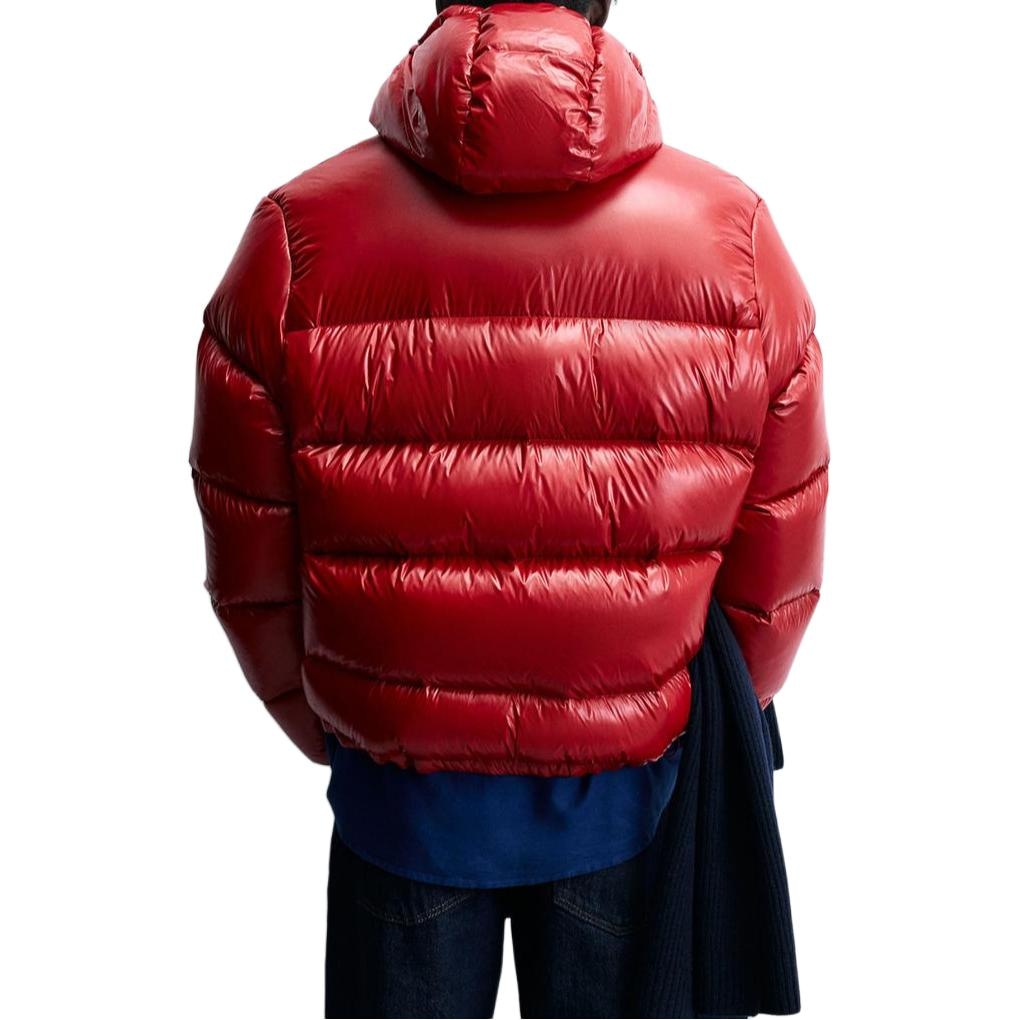 Zara Slim Fit Shiny Layered Down Jacket — фото 5