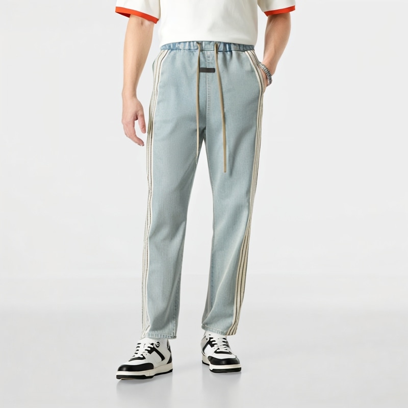 Fear Of God SS24 Denim Striped Forum Pant Light Indigo — фото 2