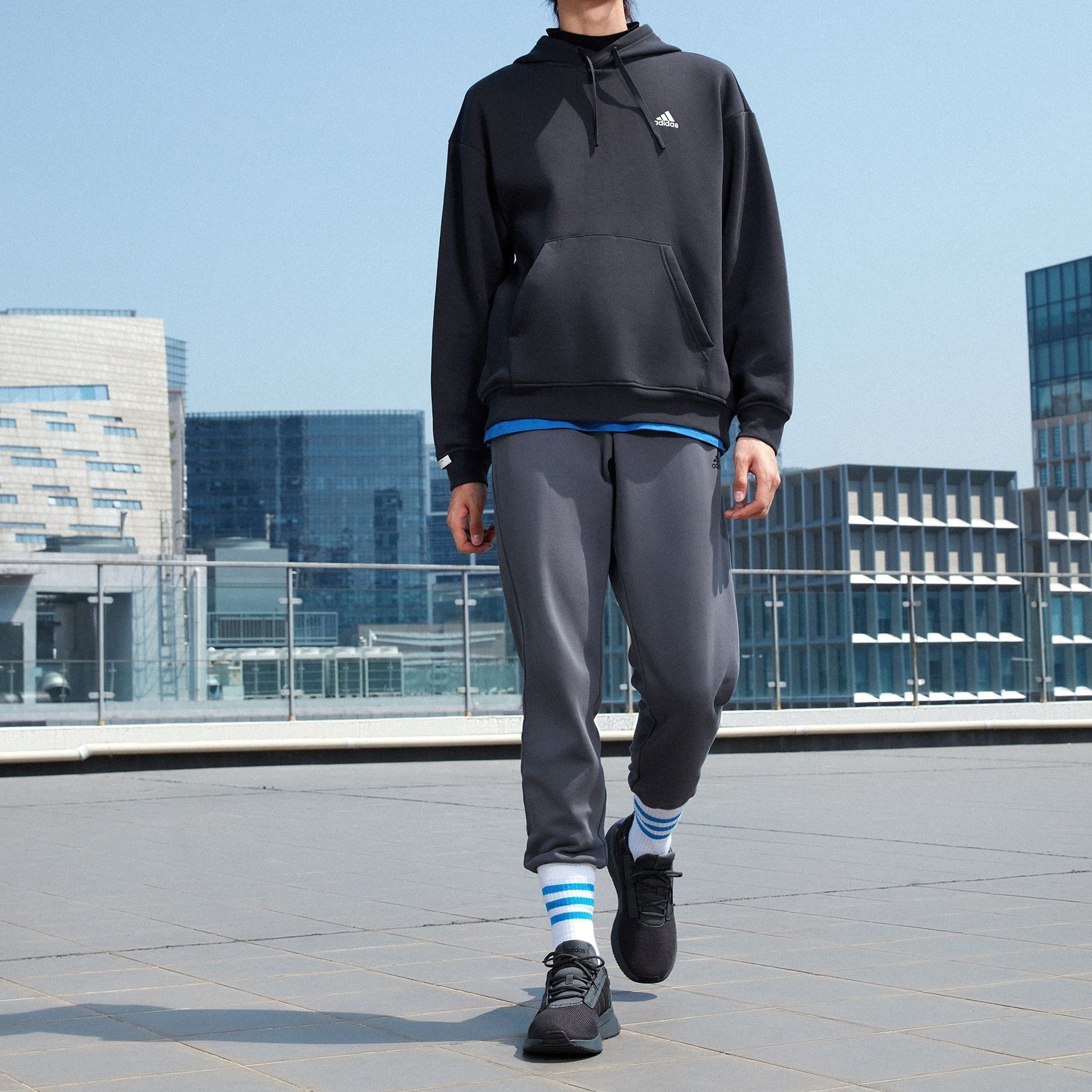 Adidas Hoodie Black — фото 5