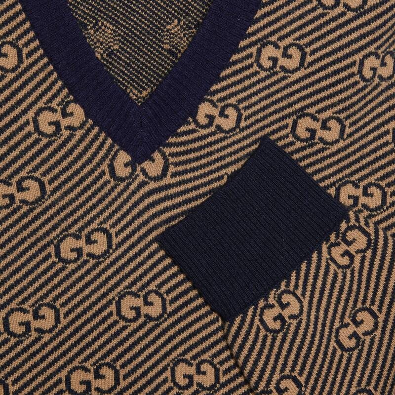 Gucci V-Neck Wool Sweater — фото 5