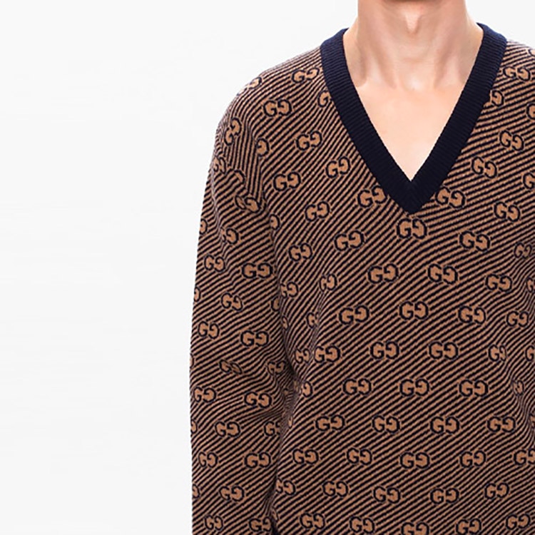 Gucci V-Neck Wool Sweater — фото 3