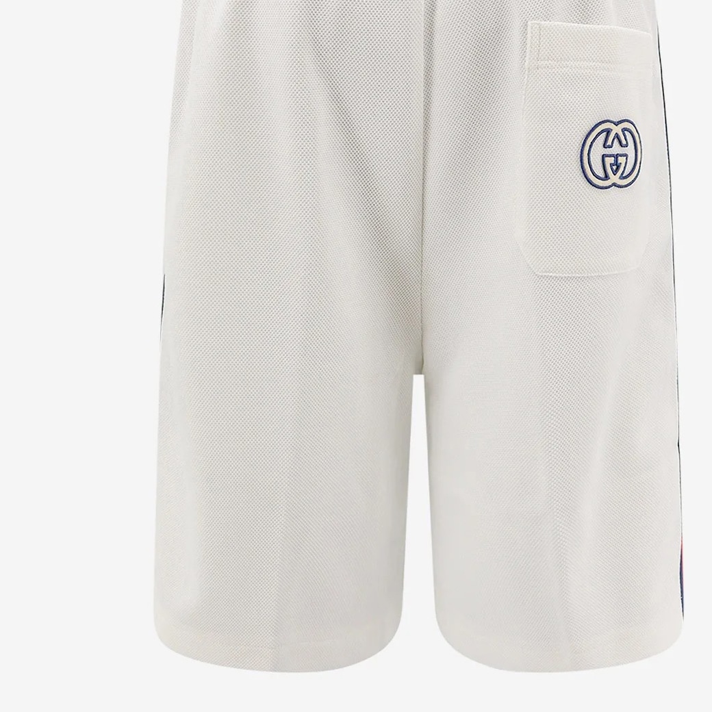 Gucci SS24 White Shorts — фото 4