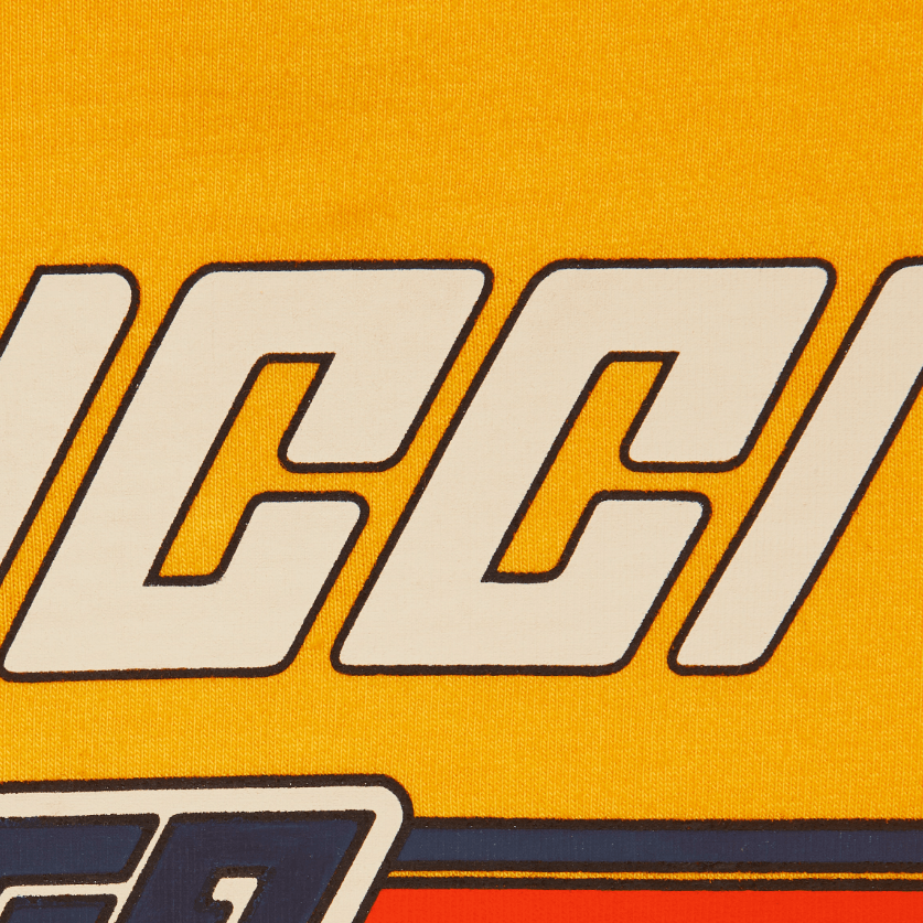 Gucci T-Shirt With Print Logo Yellow — фото 5